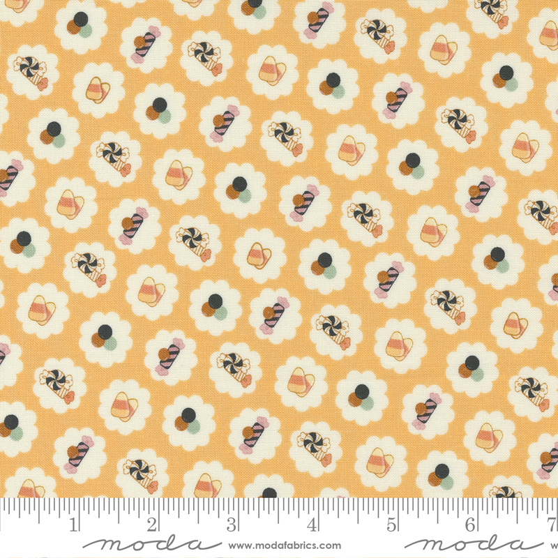 Owl-O-Ween Spooky Candy Candy Corn | Urban Chiks | Moda Fabrics | 31192 14 | Sold in 1/2 Yd