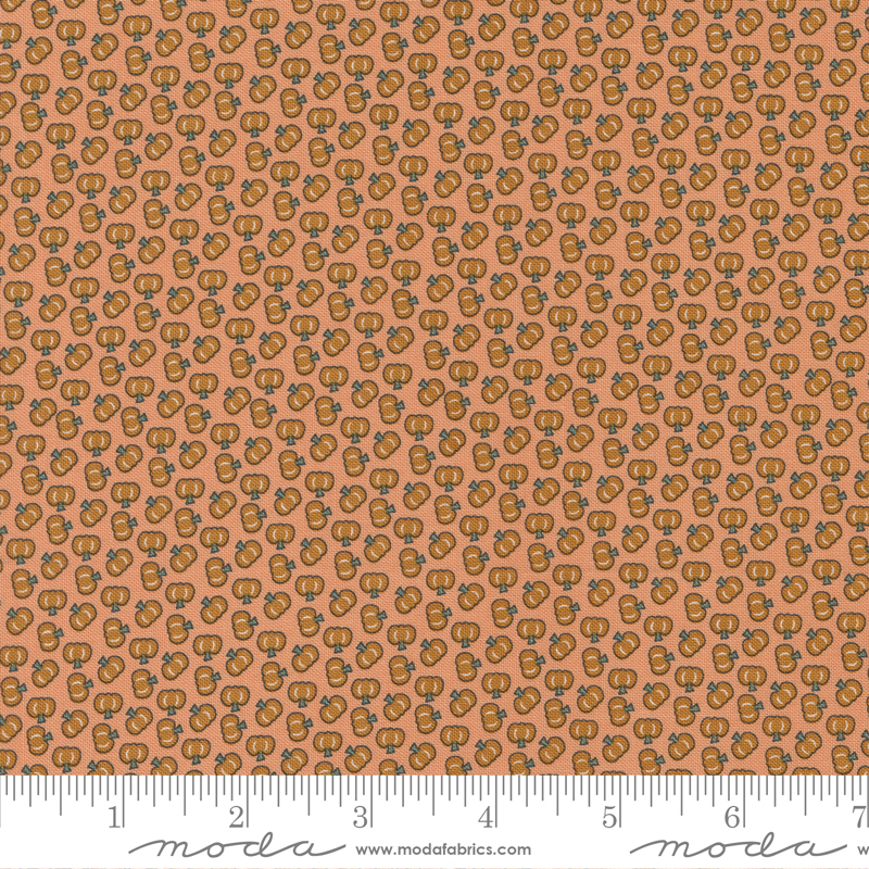 Owl-O-Ween Pumpkin Patch Pumpkin | Urban Chiks | Moda Fabrics | 31195 13 | Sold in 1/2 Yd
