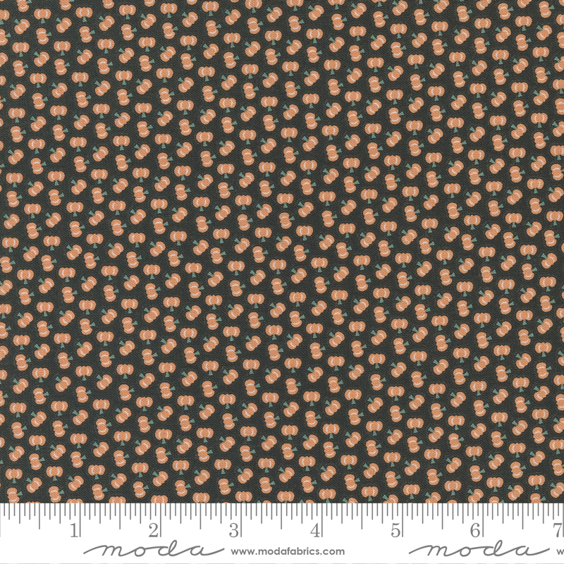 Owl-O-Ween Pumpkin Patch Midnight | Urban Chiks | Moda Fabrics | 31195 17 | Sold in 1/2 Yd