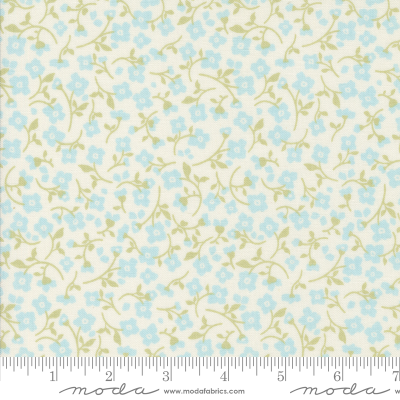 Dainty Meadow Meadow Porcelain Sky | Heather Briggs of My Sew Quilty Life | Moda Fabrics | 31744 33 | Sold in 1/2 Yd