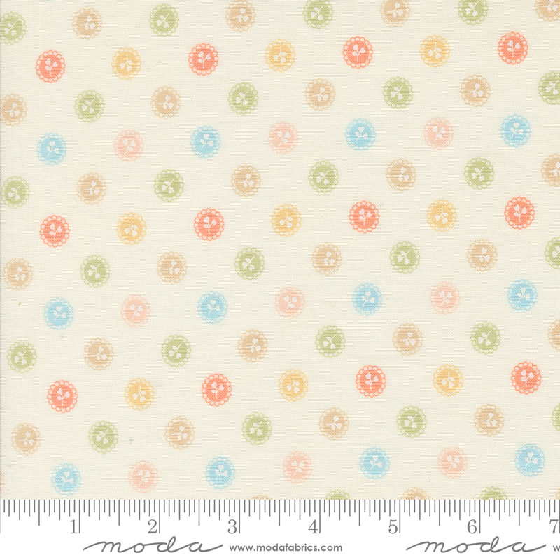Dainty Meadow Dainty Dot Porcelain | Heather Briggs of My Sew Quilty Life | Moda Fabrics | 31746 11 | Sold in 1/2 Yd