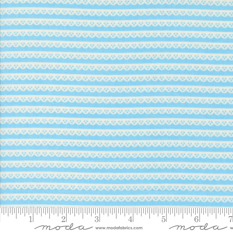 Dainty Meadow Dainty Lace Bluebell | Heather Briggs of My Sew Quilty Life | Moda Fabrics | 31748 23 | Sold in 1/2 Yd
