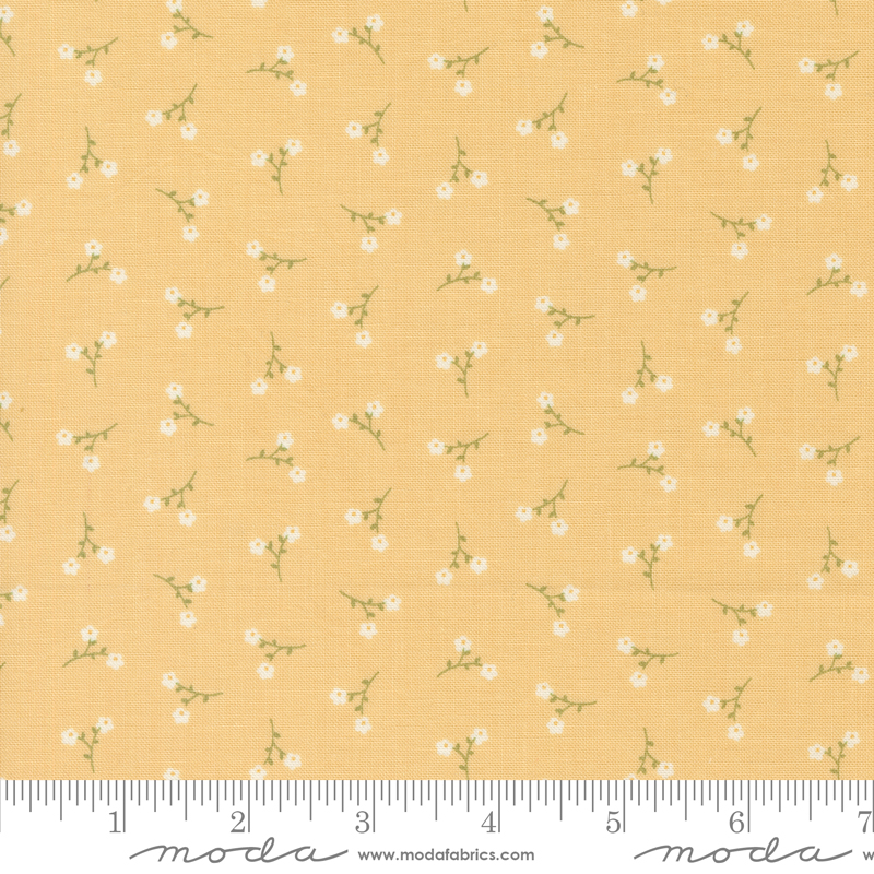 Dainty Meadow Dainty Toss Buttercup | Heather Briggs of My Sew Quilty Life | Moda Fabrics | 31749 14 | Sold in 1/2 Yd