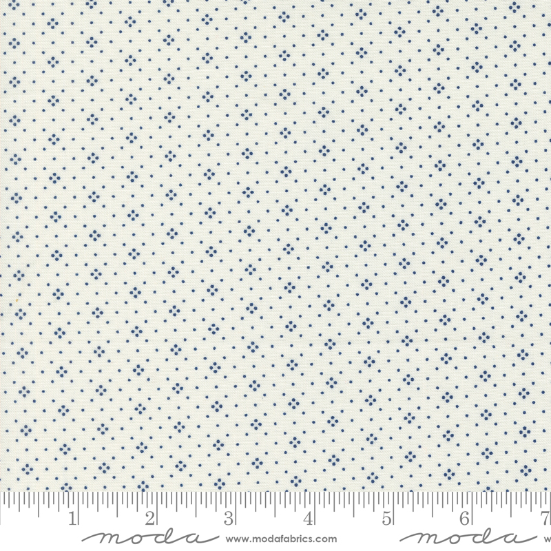 Eyelet Daisy Midnight Jeans | Fig Tree and Co. by Joanna Figueroa | Moda Fabrics | 20488 110 | Sold in 1/2 Yd