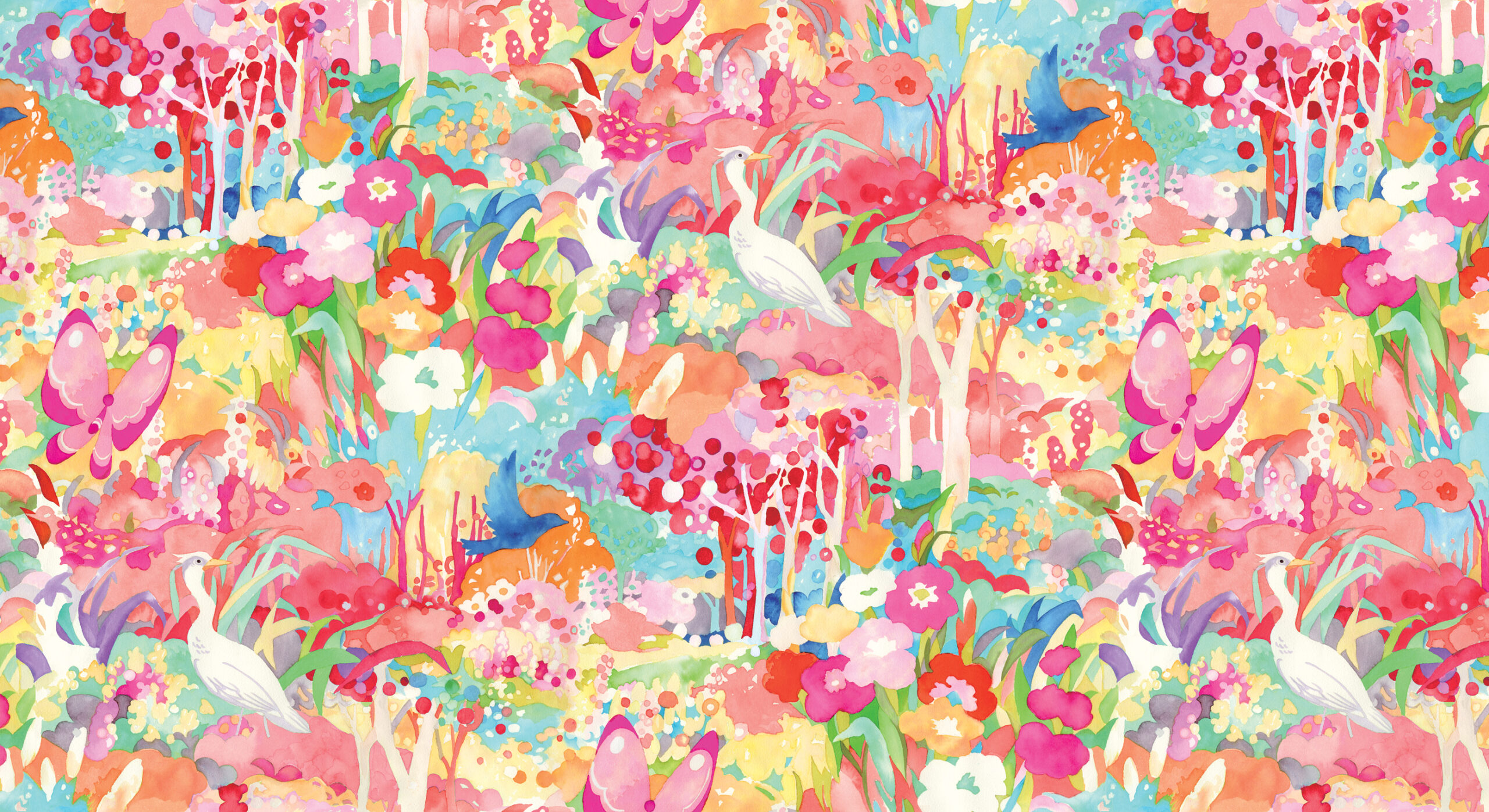 Whimsy Wonderland Scenic Wonderland Cotton Candy | Momo | Moda Fabrics | 33650 13 | Sold in 1/2 Yd