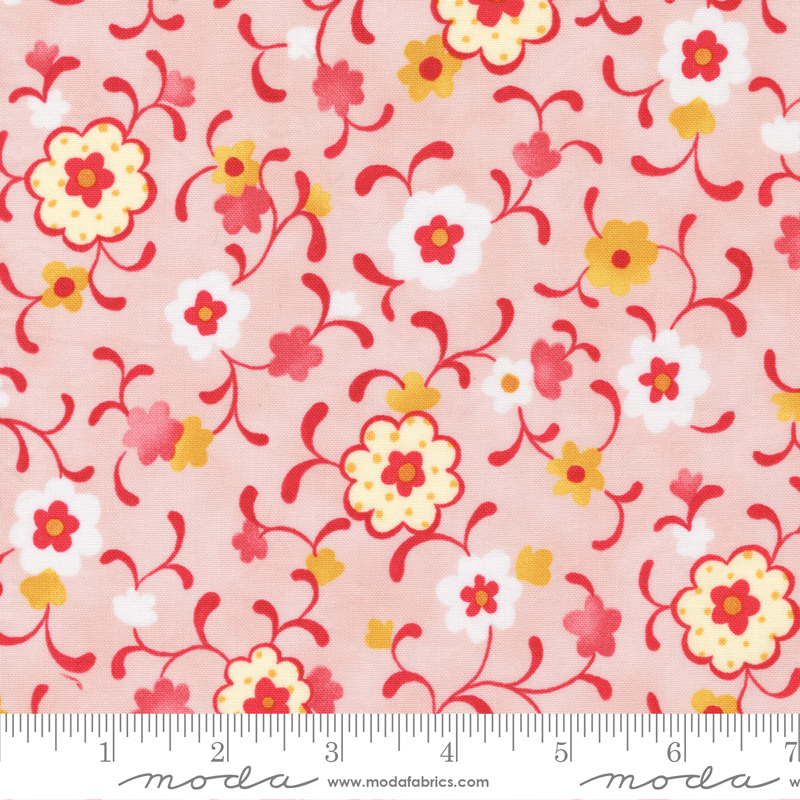 Jolie Little Darling Blush | Chez Moi | Moda Fabrics | 33694 13 | Sold in 1/2 Yd