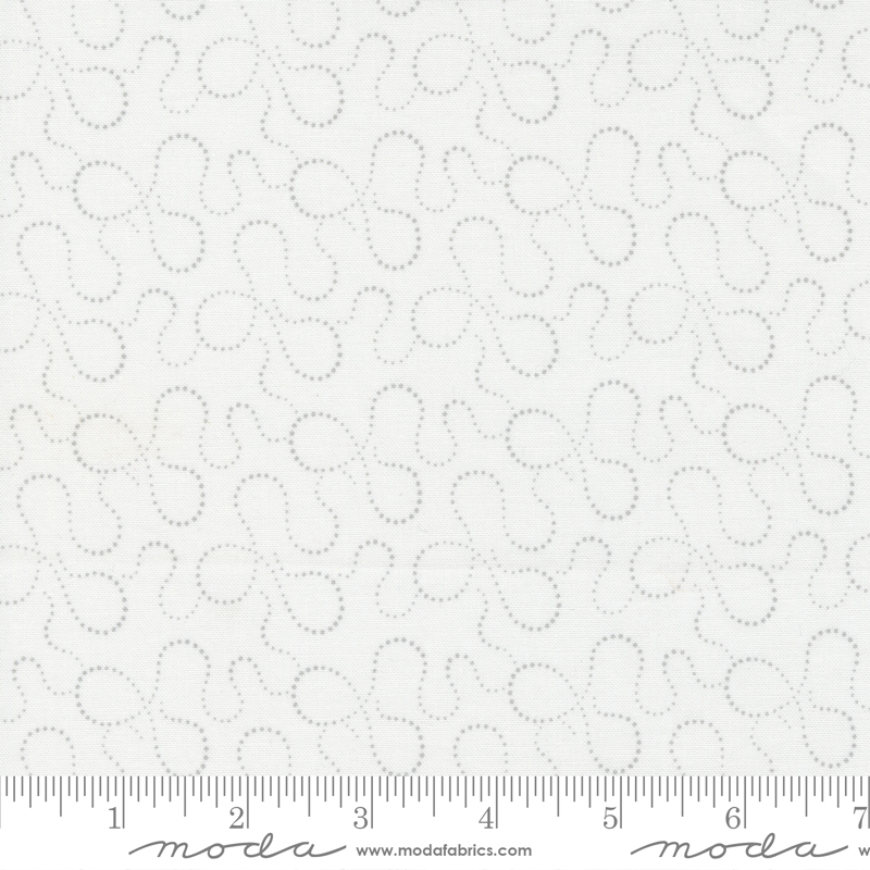 Mix It Up Scrolls Off White Grey | Moda | Moda Fabrics | 33702 11 | Sold in 1/2 Yd