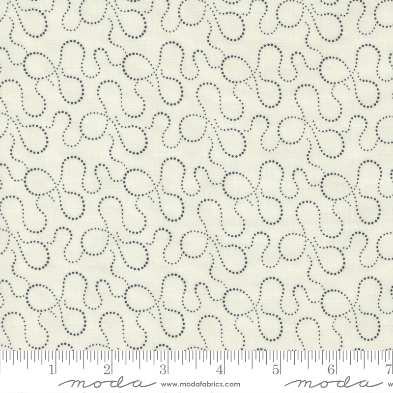 Mix It Up Scrolls Porcelain Black | Moda| Moda Fabrics | 33702 12 | Sold in 1/2 Yd