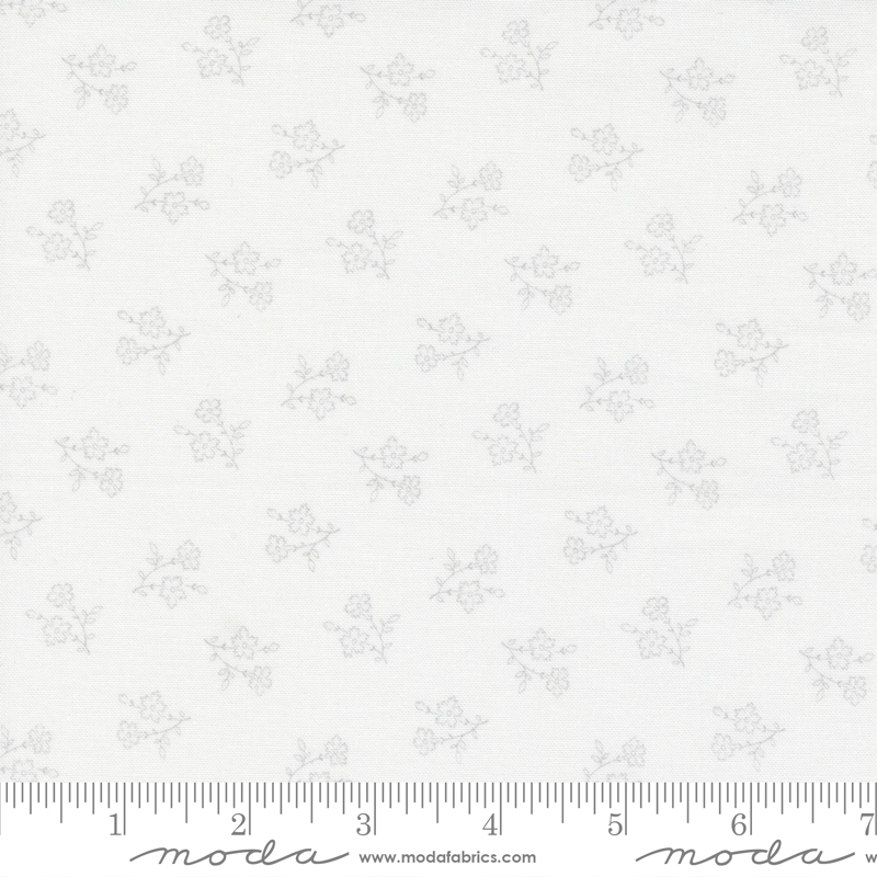 Mix It Up Ditsy Off White Grey | Moda | Moda Fabrics | 33707 11 | Sold in 1/2 Yd