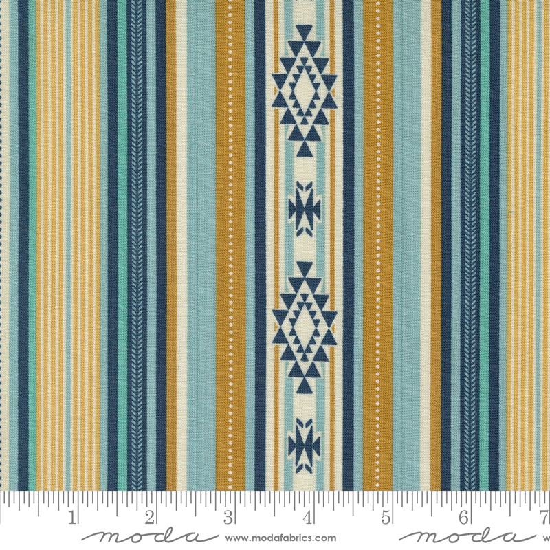 Saddle Ranch Saddle Blanket Stripes Saddle | Moda Fabrics | 33792 13 | Sold in 1/2 Yd