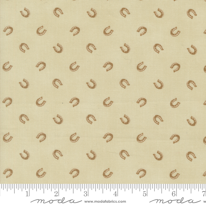 Saddle Ranch Lucky Horseshoe Trail Dust | Moda Fabrics | 33797 12 | Sold in 1/2 Yd