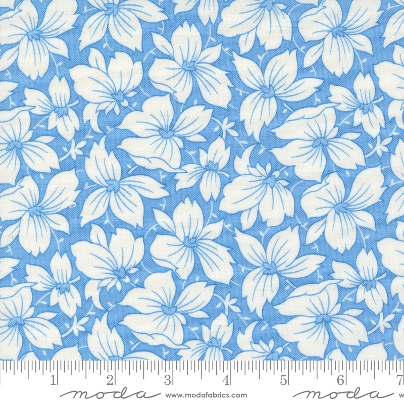 Denim & Daisies Sunday Best Stonewashed | Fig Tree & Co | Moda Fabrics | 35381 16 | Sold in 1/2 Yd