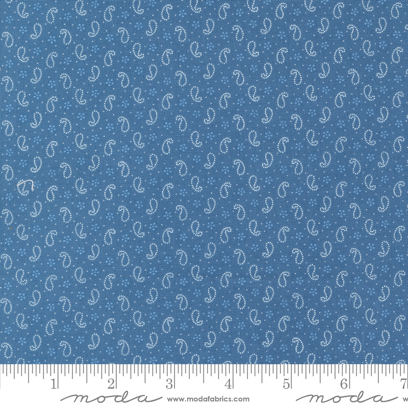 Denim & Daisies Petite Paisleys Denim | Fig Tree & Co | Moda Fabrics | 35387 17 | Sold in 1/2 Yd