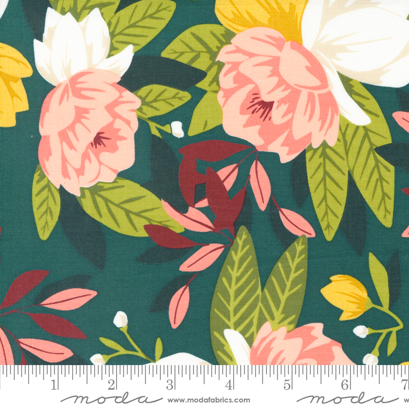 Willow Ambrose Lagoon | 1 Canoe 2 | Moda Fabrics | 36060 20 | Sold in 1/2 Yd