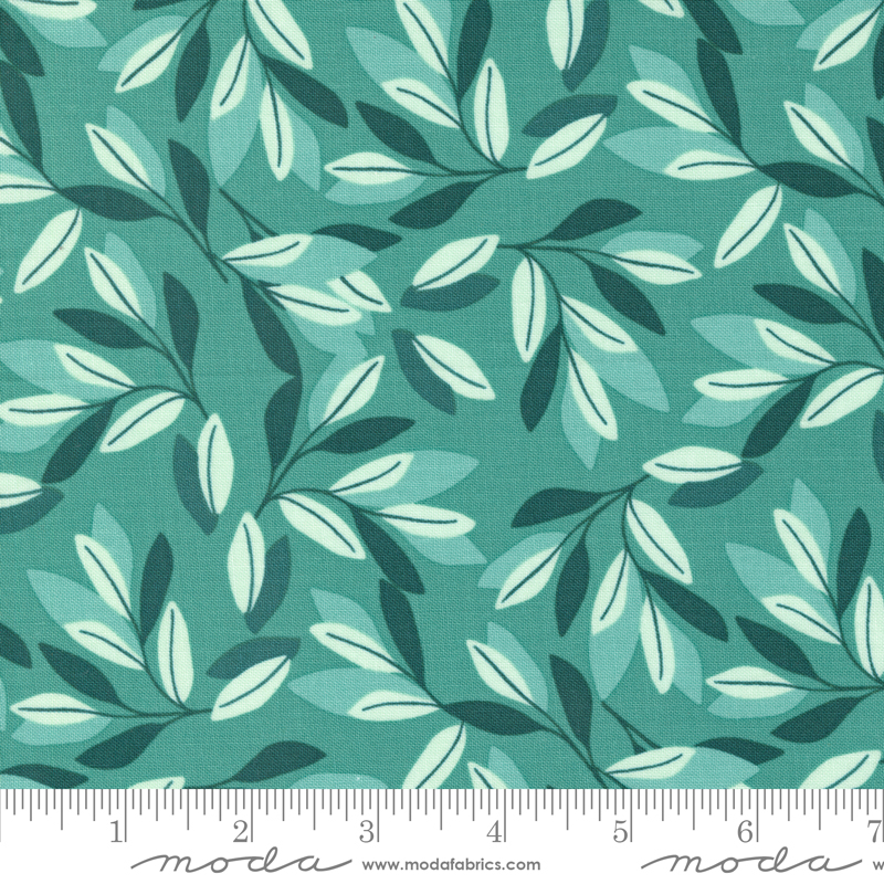 Willow Leaves Pond | 1 Canoe 2 | Moda Fabrics | 36061 19 | Sold in 1/2 Yd