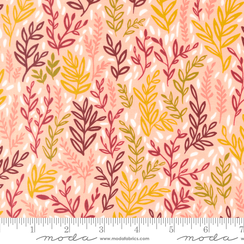 Willow Meadow Carnation | 1 Canoe 2 | Moda Fabrics | 36062 14 | Sold in 1/2 Yd