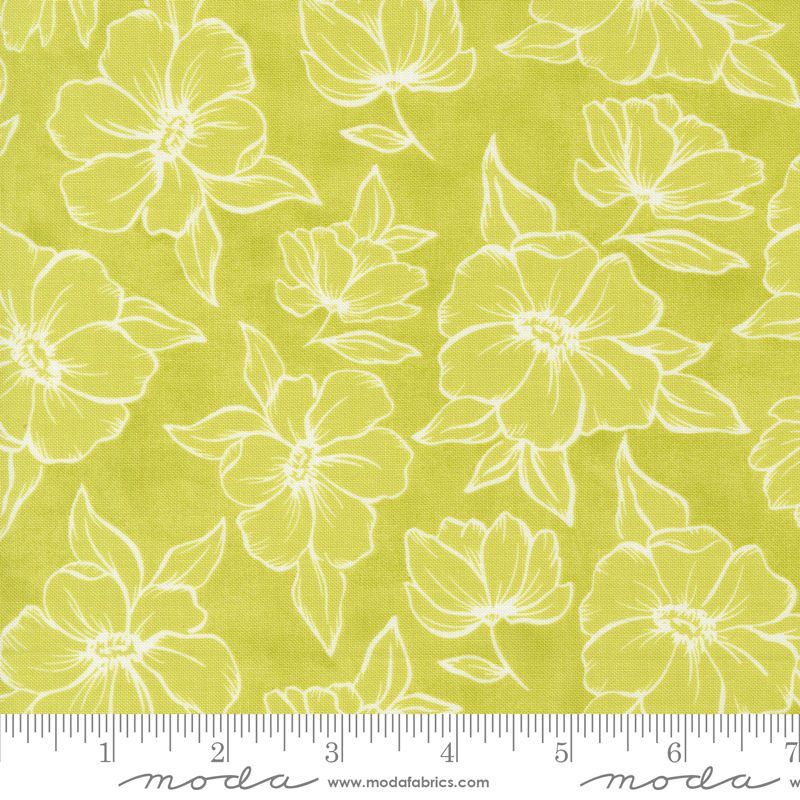 Kindred Golden Poppy Meadow | 1 Canoe 2 | Moda Fabrics | 36072 15 | Sold in 1/2 Yd