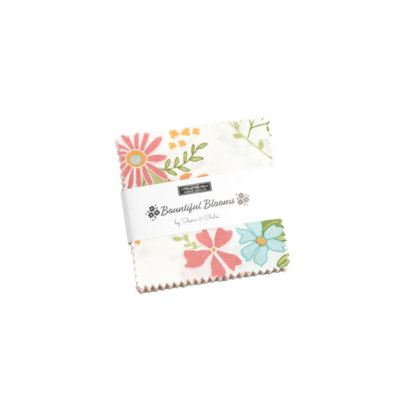 Bountiful Blooms Mini Charm Pack | Sherri and Chelsi | Moda Fabrics | 37660MC | Sold As A Bundle