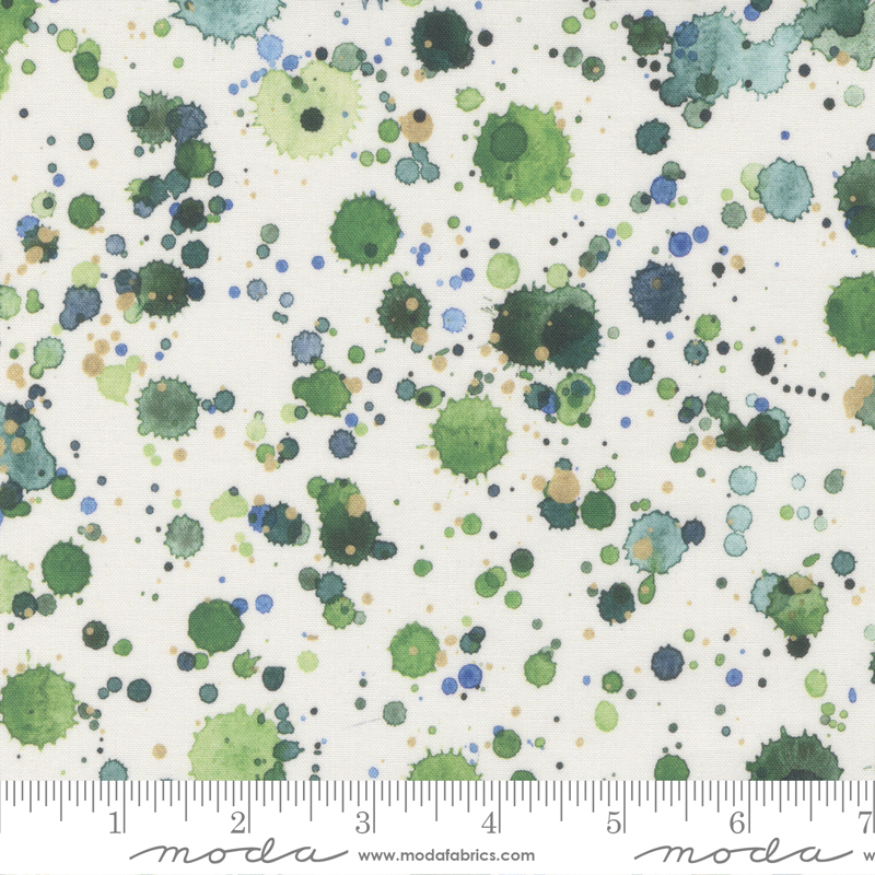 Comfort And Joy Don't Be Grinchy Cloud Green | Create Joy Project | Moda Fabrics | 39756 11 | Sold in 1/2 Yd