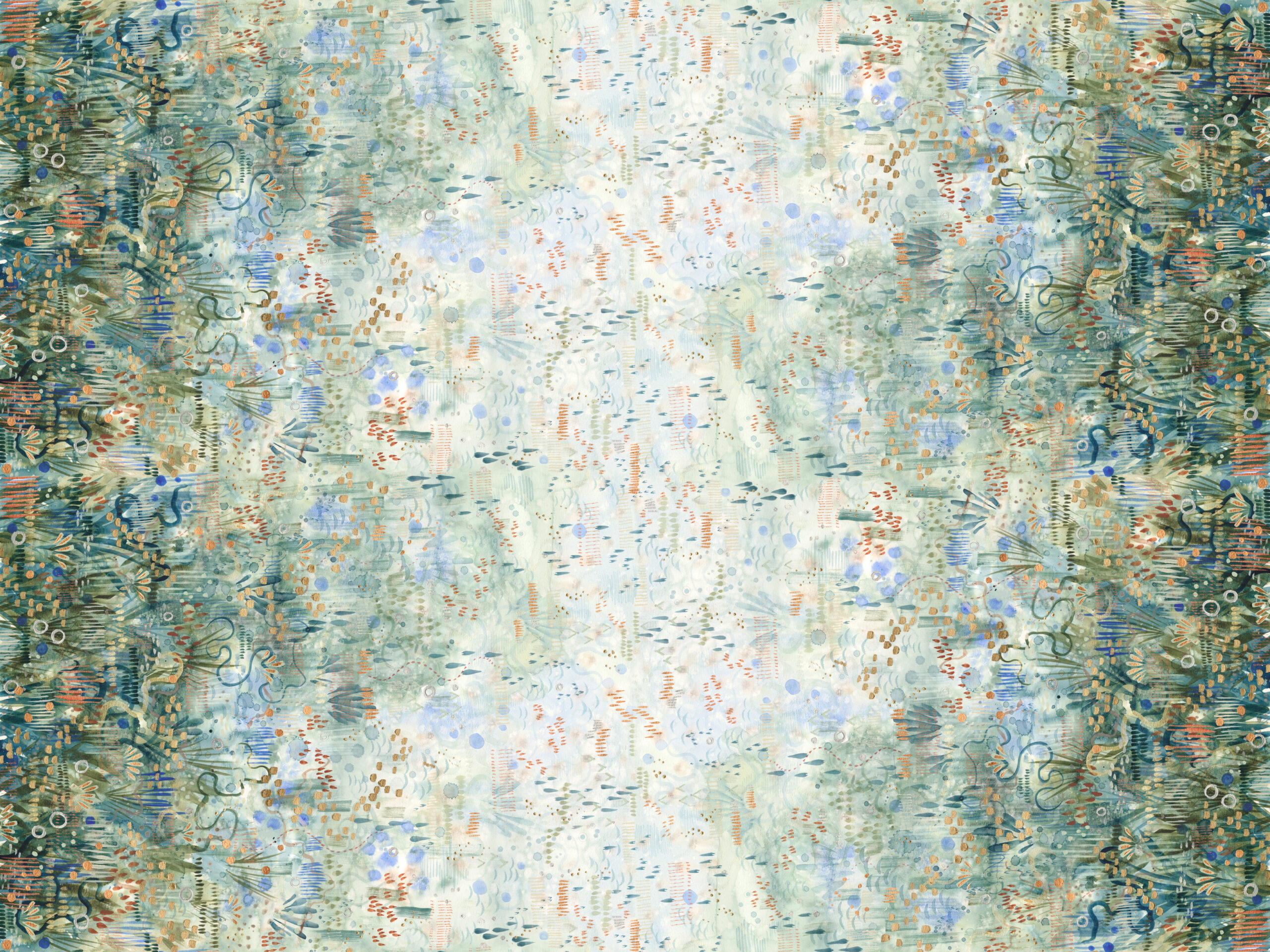 Desert Oasis Deep Dive Spruce | Create Joy Project | Moda Fabrics | 39763 11 | Sold in 1/2 Yd