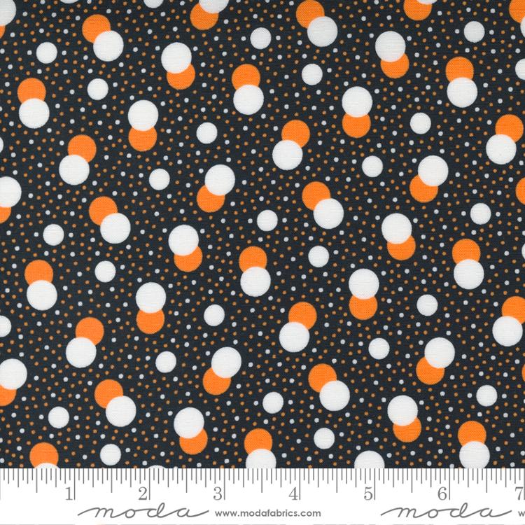 Too Cute To Spook Double Dot Black Cat | Me and My Sister Designs | Moda Fabrics | 22424 11 | Sold in 1/2 Yds