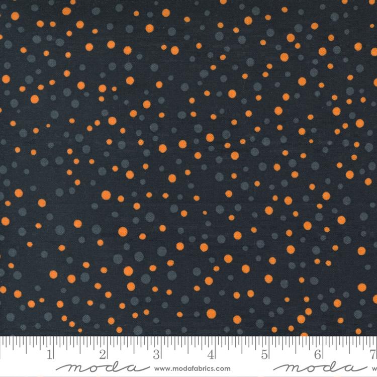 Too Cute To Spook Dots Black Cat | Me and My Sister Designs | Moda Fabrics | 22426 11 | Sold in 1/2 Yds