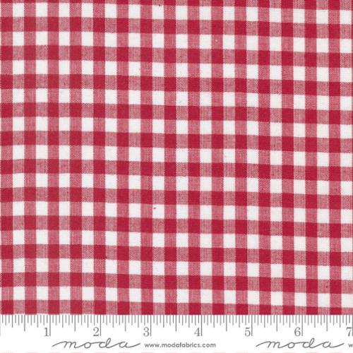 Merry Little Christmas Wovens Checks Red White | Bonnie and Camille | Moda Fabrics | 55249 13 | Sold in 1/2 Yds
