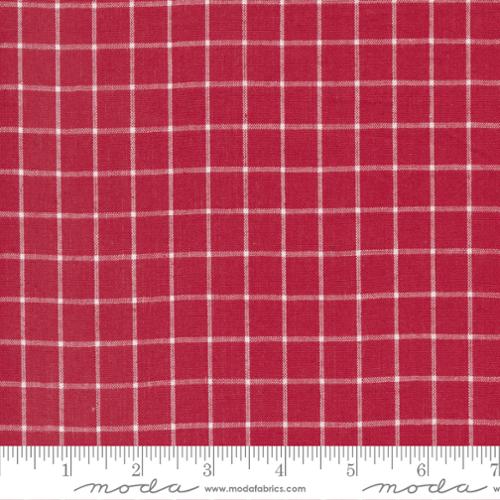 Merry Little Christmas Wovens Grid Red | Bonnie and Camille | Moda Fabrics | 55249 15 | Sold in 1/2 Yds
