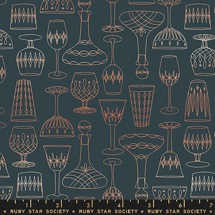 Elixir Metallic Decanted Smoke | Melody Miller | Ruby Star Society | RS0041 15M | Sold in 1/2 Yds