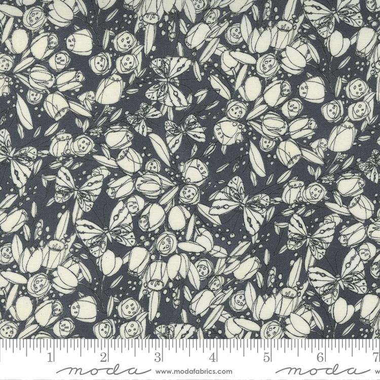 Tulip Tango Shadow | Robert Pickens | Moda Fabrics | 48712 14 | Sold in 1/2 Yd