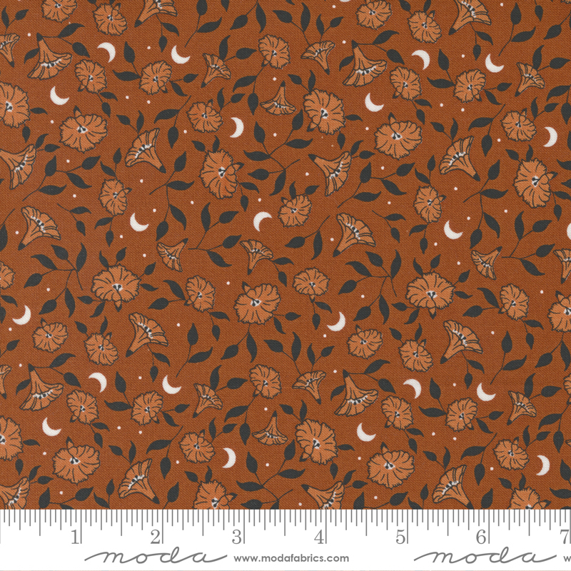 Spellbound Moonflower Spice | Sweetfire Road | Moda Fabrics | 43142 14 | Sold in 1/2 Yd