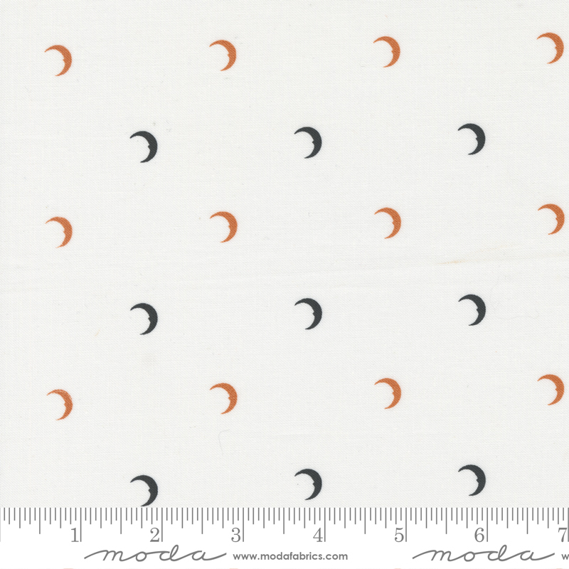 Spellbound Mini Moons Ghost | Sweetfire Road | Moda Fabrics | 43147 11 | Sold in 1/2 Yd