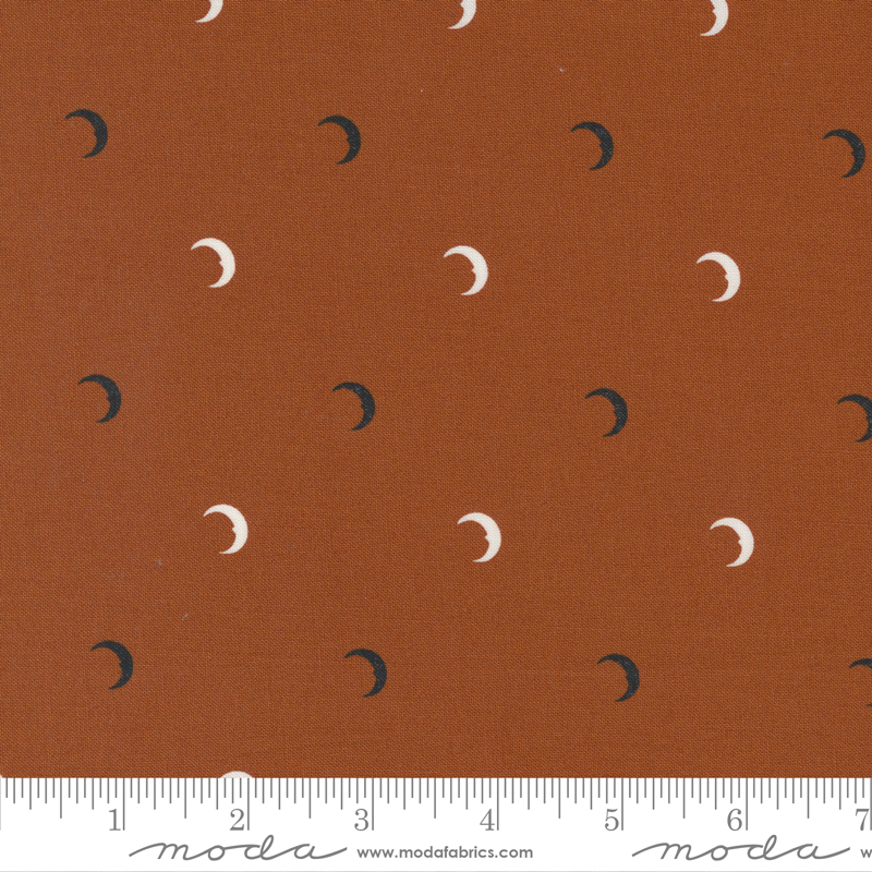 Spellbound Mini Moons Spice | Sweetfire Road | Moda Fabrics | 43147 14 | Sold in 1/2 Yd