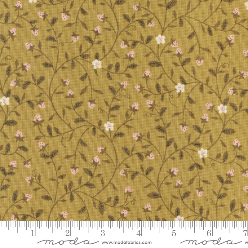 Evermore Strawberry Tangle Honey | Sweetfire Road | Moda Fabrics | 43151 13 | Sold in 1/2 Yd
