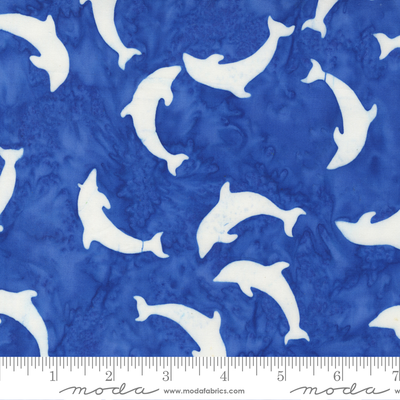 Beachy Batiks Dophins Reef | Moda Fabrics | Moda Fabrics | 4362 14 | Sold in 1/2 Yd