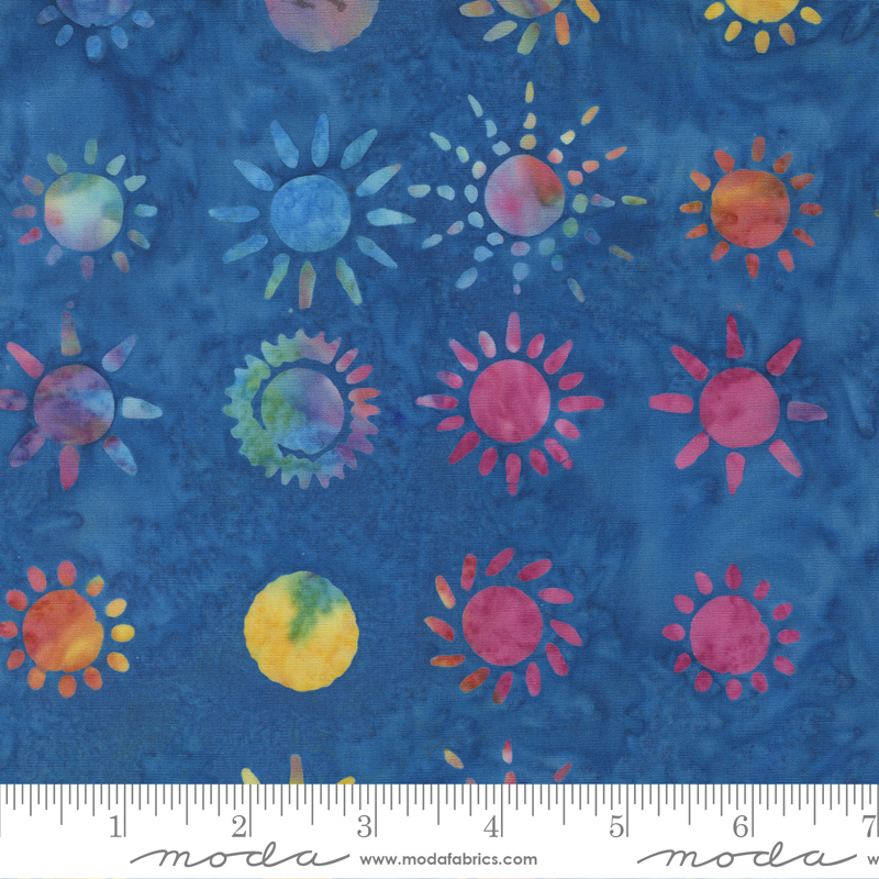 Beachy Batiks Sun Ocean | Moda Fabrics | Moda Fabrics | 4362 25 | Sold in 1/2 Yd