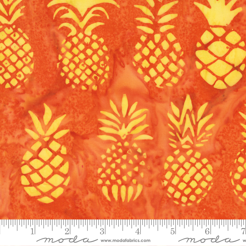Beachy Batiks Pineapple Tangy | Moda Fabrics | Moda Fabrics | 4362 33 | Sold in 1/2 Yd