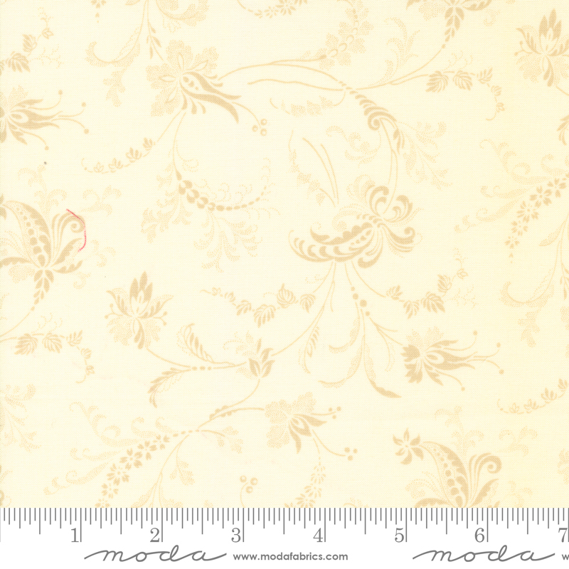 Collections for a Cause Etchings Serene Scroll Parchment | Howard Marcus & 3 Sisters | Moda Fabrics | 44333 11 | Sold in 1/2 Yd