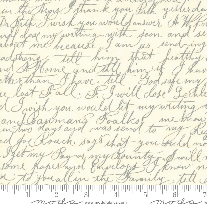 Collections for a Cause Etchings Wise Words Parchment | Howard Marcus & 3 Sisters | Moda Fabrics | 44337 11 | Sold in 1/2 Yd