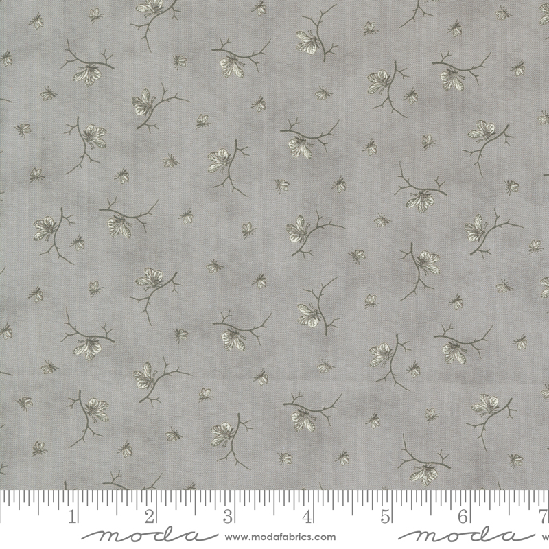 Collections for a Cause Etchings Brave Butterfly Slate | Howard Marcus & 3 Sisters | Moda Fabrics | 44338 14 | Sold in 1/2 Yd