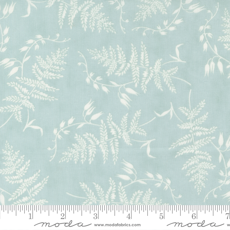 Honeybloom Fern Fronds Water | 3 Sisters | Moda Fabrics | 44341 12 | Sold in 1/2 Yd
