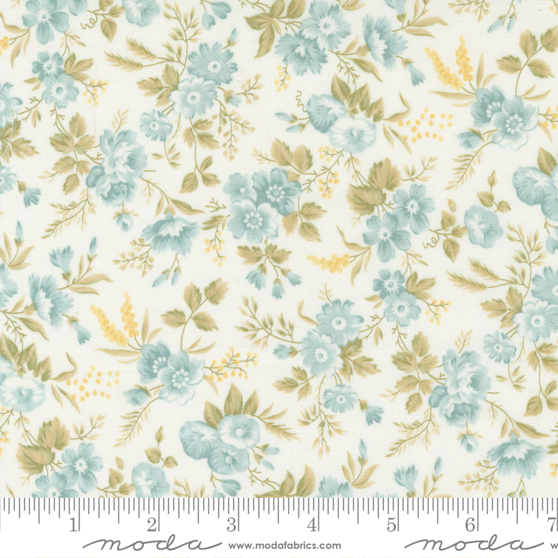 Honeybloom Sweet Blossoms Milk | 3 Sisters | Moda Fabrics | 44342 11 | Sold in 1/2 Yd
