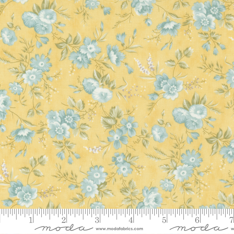 Honeybloom Sweet Blossoms Honey | 3 Sisters | Moda Fabrics | 44342 13 | Sold in 1/2 Yd