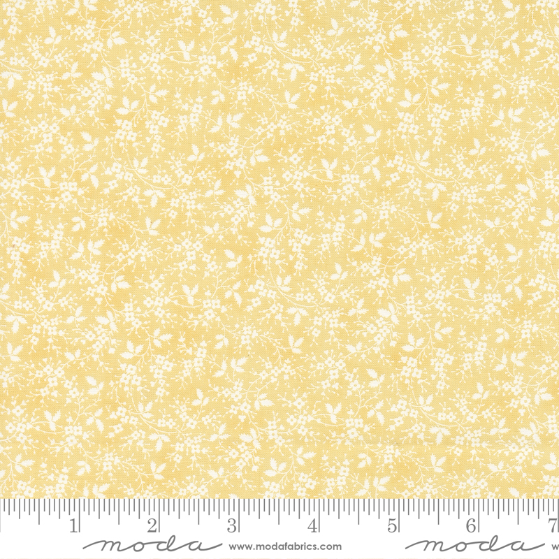 Honeybloom Flourishing Flowers Honey | 3 Sisters | Moda Fabrics | 44344 13 | Sold in 1/2 Yd