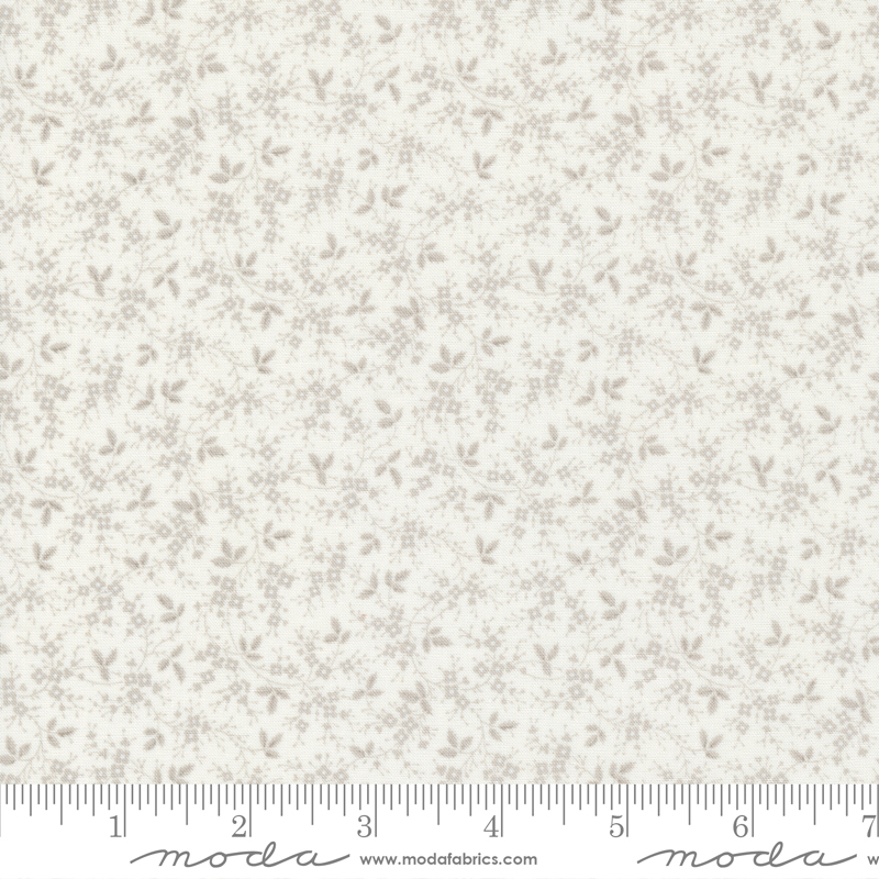 Honeybloom Flourishing Flowers Milk Stone | 3 Sisters | Moda Fabrics | 44344 21 | Sold in 1/2 Yd