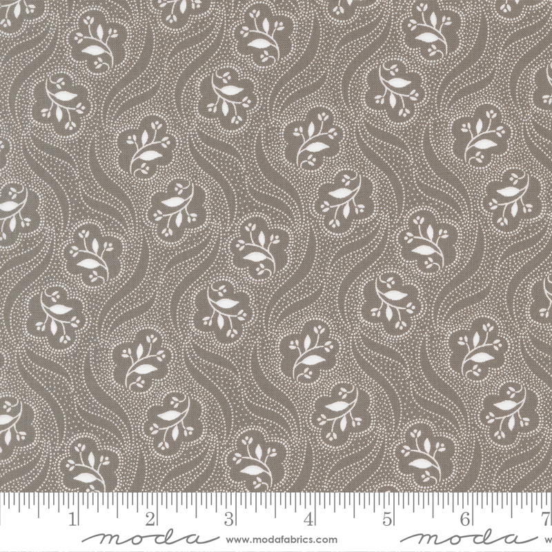 Honeybloom Prancing Posies Charcoal | 3 Sisters | Moda Fabrics | 44345 15 | Sold in 1/2 Yd