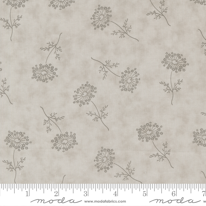 Honeybloom Dancing Dandies Stone | 3 Sisters | Moda Fabrics | 44346 14 | Sold in 1/2 Yd