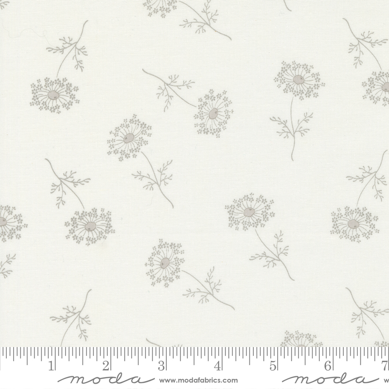 Honeybloom Dancing Dandies Milk Stone | 3 Sisters | Moda Fabrics | 44346 21 | Sold in 1/2 Yd