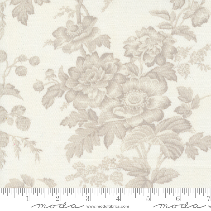 Favorite Vintage Linens Sisters Floral Cream | 3 Sisters | Moda Fabrics | 44360 11 | Sold in 1/2 Yd