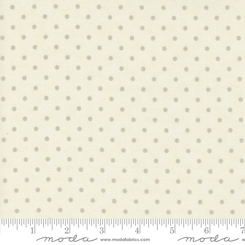 Favorite Vintage Linens Perfect Dot Porcelain | 3 Sisters | Moda Fabrics | 44365 12 | Sold in 1/2 Yd